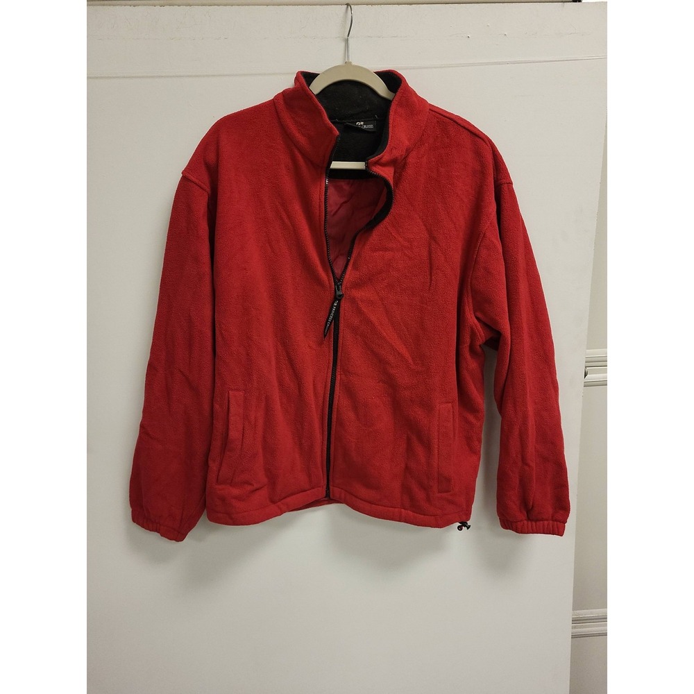 Princess Cruises Alaska Fleece Jacket Red Eagle Embroidered‎ Size M Medium